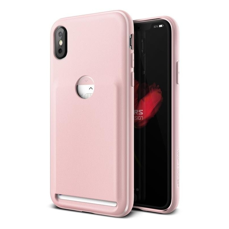 Etui VRS Design Damda Fit iPhone X Pink Sand