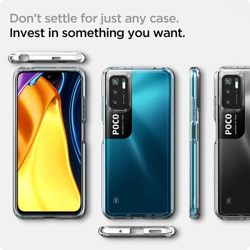Kup Etui Spigen Ultra Hybrid Pocophone M3 Pro 5G/Redmi Note 10 5G Crystal Clear - SPN1685CL - {ean13} - Sklep Home Screen