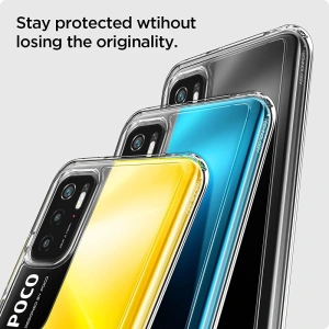 Kup Etui Spigen Ultra Hybrid Pocophone M3 Pro 5G/Redmi Note 10 5G Crystal Clear - SPN1685CL - {ean13} - Sklep Home Screen