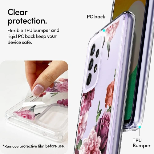 Kup Etui Spigen Cyrill Cecile Samsung Galaxy A52/A52s Rose Floral - SPN1686RSF - {ean13} - Sklep Home Screen