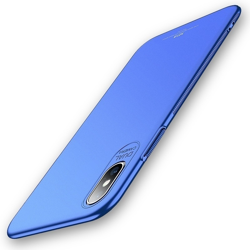 Etui MSVII iPhone XS/X 5.8 Blue + Szkło