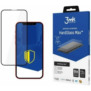 Kup Szkło hartowane 3MK HardGlass Max Apple iPhone 16e / 14 / 13 / 13 Pro czarne - 3MK1879BLK - {ean13} - Sklep Home Screen