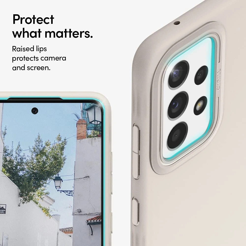 Etui Spigen Cyrill Stone Samsung Galaxy A52/A52s Cream