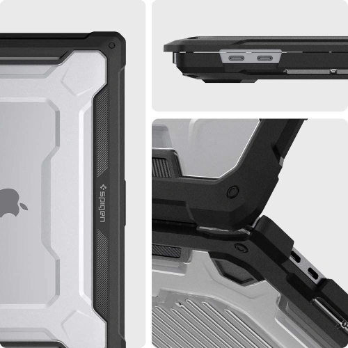 Kup Etui Spigen Rugged Armor Apple Macbook Pro 16 2019-2023 Matt Fekete - SPN1691BLK - {ean13} - Sklep Home Screen