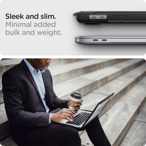 Kup Etui Spigen Rugged Armor Apple Macbook Pro 16 2019-2023 Matte Black - SPN1691BLK - {ean13} - Sklep Home Screen