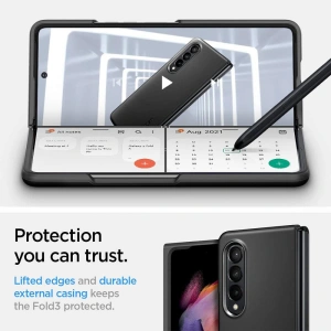 Kup Etui Spigen Thin Fit Samsung Galaxy Z Fold 3 Black - SPN1692BLK - {ean13} - Sklep Home Screen