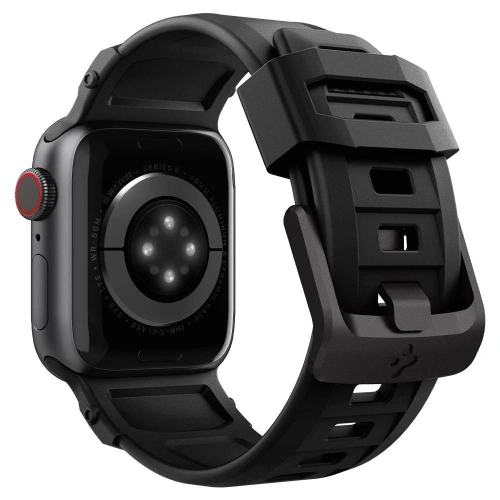 Kup Spigen Rugged Band Apple Watch Series 4/5/6/7/SE 40/41mm Matt Schwarz - SPN1693BLK - {ean13} - Sklep Home Screen