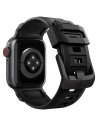 Spigen Rugged Band Apple Watch Series 4/5/6/7/SE 40/41mm Matt Schwarz