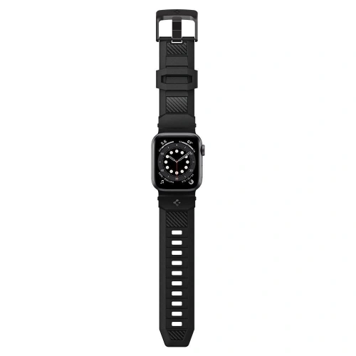 Kup Pásek Spigen Rugged Band Apple Watch Series 4/5/6/7/SE 40/41mm Matně černý - SPN1693BLK - {ean13} - Sklep Home Screen