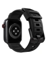 Kup Pasek Spigen Rugged Band Apple Watch Series 4/5/6/7/SE/8/Ultra 44/45/49mm Matt Fekete - SPN1694BLK - {ean13} - Sklep Home Screen