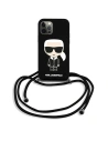Kup Etui Karl Lagerfeld KLHCP12LWOSLFKBK Apple iPhone 12 Pro Max hardcase černý/black Silicone Cord Iconik - KLD595BLK - {ean13} - Sklep Home Screen