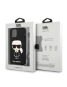 Kup Etui Karl Lagerfeld KLHCP12LWOSLFKBK Apple iPhone 12 Pro Max hardcase černý/black Silicone Cord Iconik - KLD595BLK - {ean13} - Sklep Home Screen
