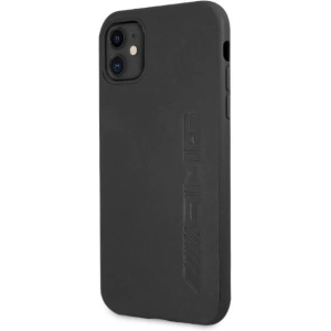 Kup Etui Mercedes AMG AMHCN61DOLBK Apple iPhone 11 fekete hardcase bőrből készült, forró bélyegzett - MRS026BLK - {ean13} - Sklep Home Screen