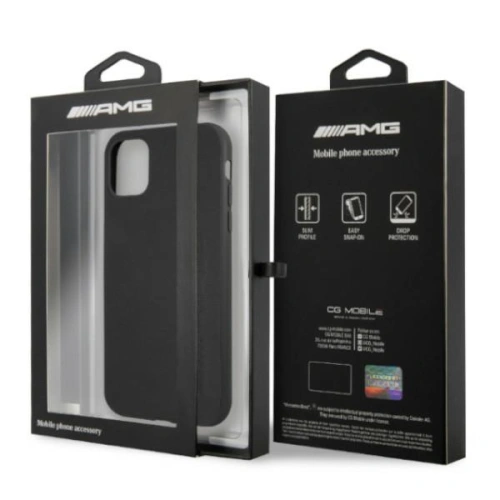 Kup Etui Mercedes AMG AMHCN61DOLBK Apple iPhone 11 černý/black hardcase Leather Hot Stamped - MRS026BLK - {ean13} - Sklep Home Screen