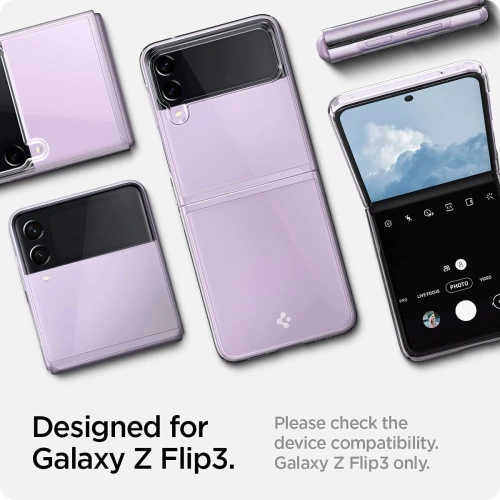 Kup Etui Spigen Airskin Samsung Galaxy Z Flip 3 Crystal Clear - SPN1701CL - {ean13} - Sklep Home Screen
