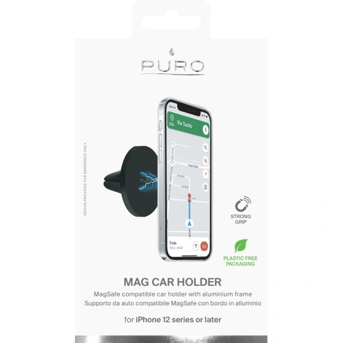 Buy PURO MagCar Magnetic Car Air Vent Holder Magsafe - PUR451 - {ean13} - Home Screen Store Europe