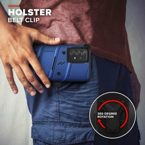 Kup Pancerne etui ZIZO BOLT Series Samsung Galaxy A52 5G/A52S se sklem 9H na displej + držák s podstavcem (modrý) - ZIZ075BLU - {ean13} - Sklep Home Screen