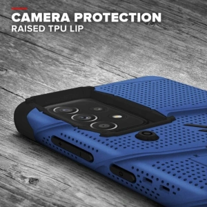 Kup Páncélos tok ZIZO BOLT Series Samsung Galaxy A52 5G/A52S 9H üveg kijelzőhöz + tartó állvánnyal (kék) - ZIZ075BLU - {ean13} - Sklep Home Screen