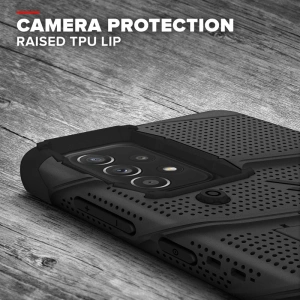 Kup Páncélozott tok ZIZO BOLT sorozat Samsung Galaxy A52 5G/A52S 9H üveggel a képernyőre + tartó állványjal (fekete) - ZIZ076BLK - {ean13} - Sklep Home Screen