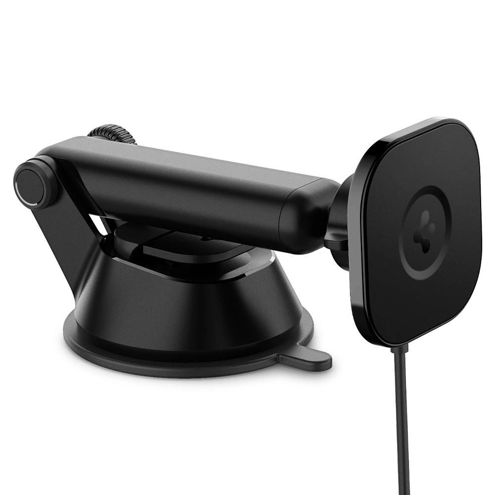 Uchwyt z ładowarką indukcyjną Spigen ITS35W Onetap Magnetic MagSafe Dashboard Charger 7.5W Black