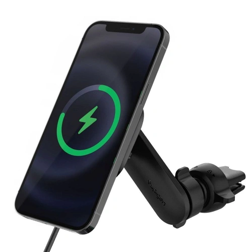 Kup Uchop s indukční nabíječkou Spigen ITS12W Onetap Magnetic MagSafe Vent Car Charger 7.5W Černá - SPN1705BLK - {ean13} - Sklep Home Screen