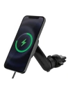 Halter mit induktiver Ladestation Spigen ITS12W Onetap Magnetic MagSafe Vent Auto-Ladegerät 7.5W Schwarz