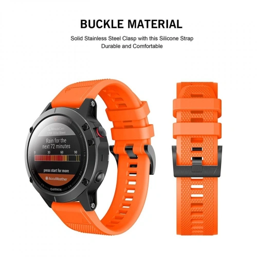 Kup Pánt Tech-Protect Smooth Garmin Fenix 5/6/6 Pro/7 Narancs - THP005ORG - {ean13} - Sklep Home Screen