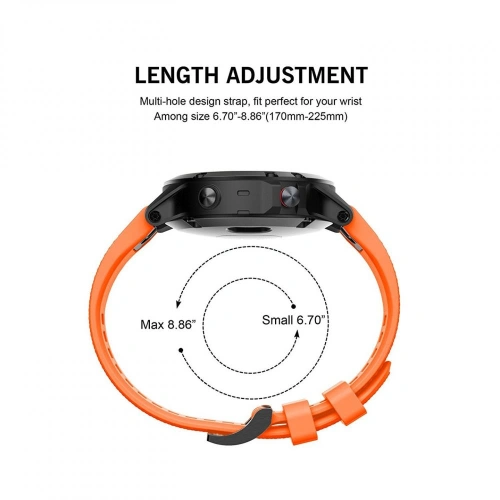 Kup Pánt Tech-Protect Smooth Garmin Fenix 5/6/6 Pro/7 Narancs - THP005ORG - {ean13} - Sklep Home Screen