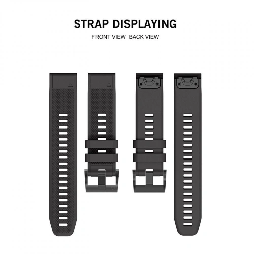 Kup Pasek Tech-Protect Smooth Garmin Fenix 5/6/6 Pro/7 Černý - THP006BLK - {ean13} - Sklep Home Screen
