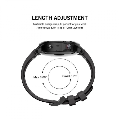 Kup Pasek Tech-Protect Smooth Garmin Fenix 5/6/6 Pro/7 Černý - THP006BLK - {ean13} - Sklep Home Screen