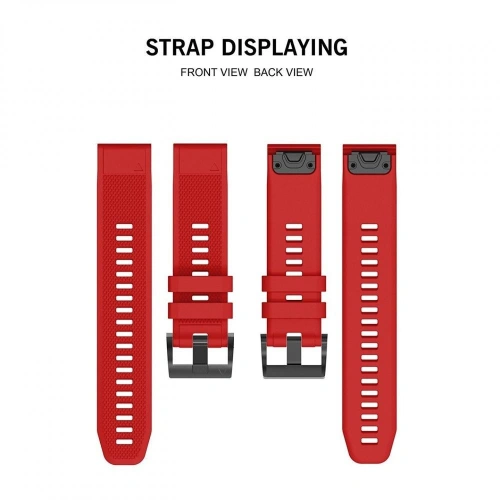 Kup Pasek Tech-Protect Smooth Garmin Fenix 5/6/6 Pro/7 Red - THP007RED - {ean13} - Sklep Home Screen