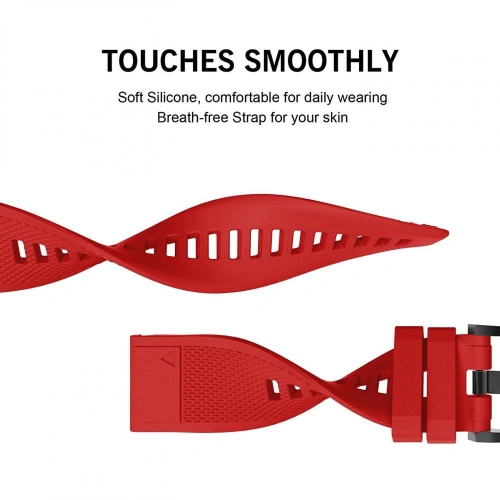 Kup Pasek Tech-Protect Smooth Garmin Fenix 5/6/6 Pro/7 Red - THP007RED - {ean13} - Sklep Home Screen
