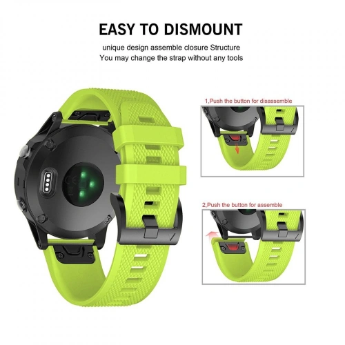 Kup Pasek Tech-Protect Smooth Garmin Fenix 5/6/6 Pro/7 Green - THP008GRN - {ean13} - Sklep Home Screen