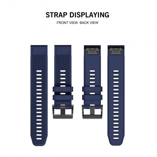 Kup Pasek Tech-Protect Smooth Garmin Fenix 5/6/6 Pro/7 Navy Blue - THP009BLU - {ean13} - Sklep Home Screen