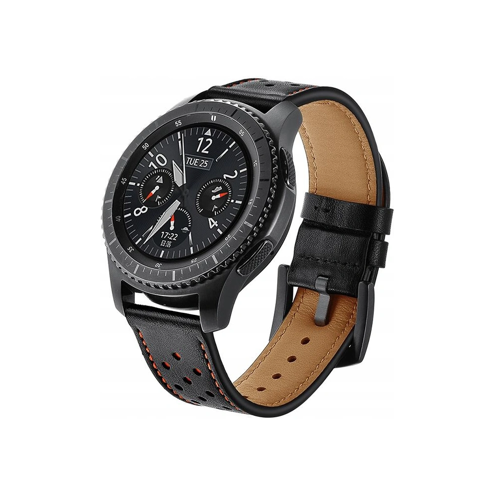 Pasek Tech-Protect Leather Samsung Gear S3 Black