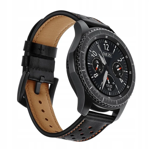 Kup Pasek Tech-Protect din piele Samsung Gear S3 Negru - THP021BLK - {ean13} - Sklep Home Screen