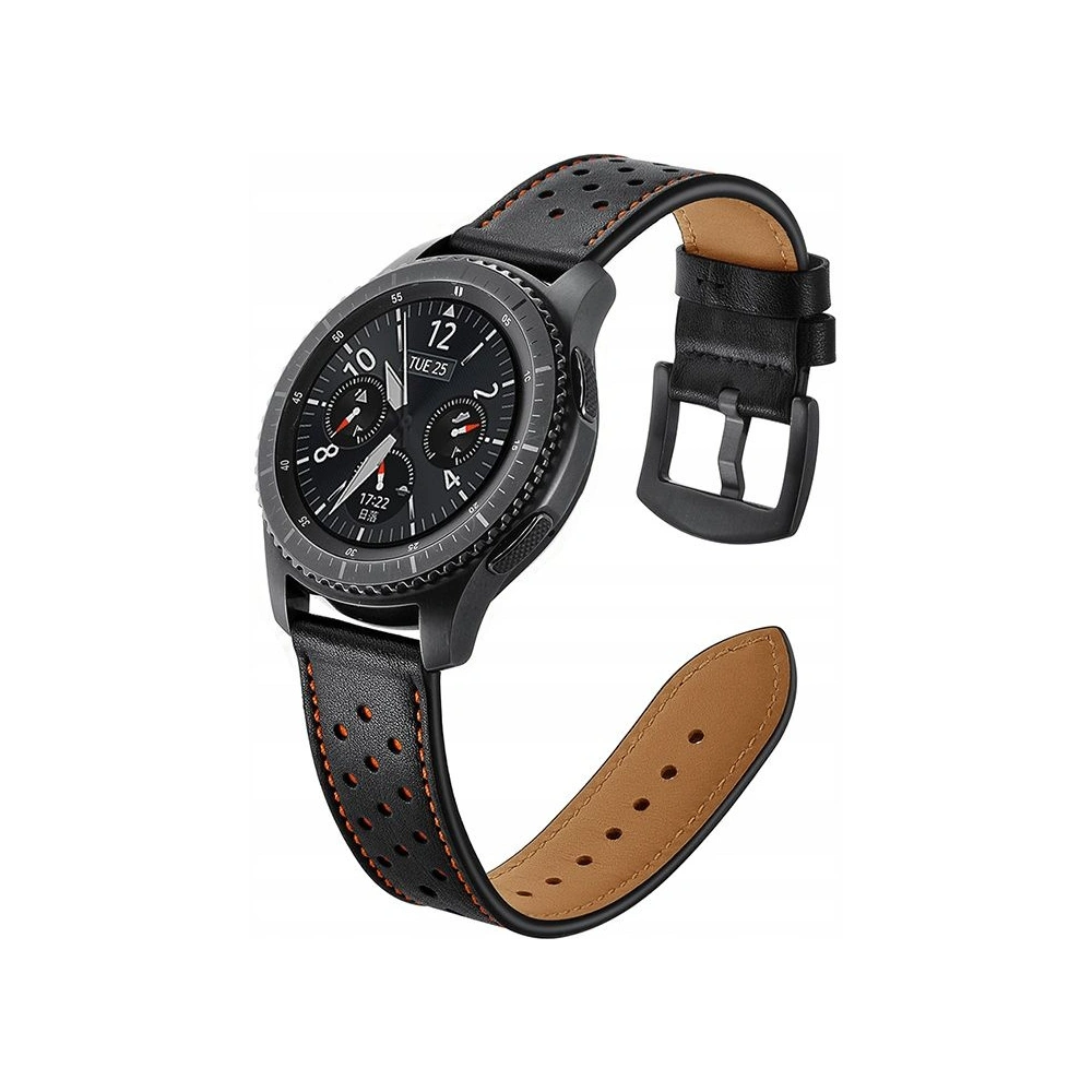Pasek Tech-Protect Leather Samsung Gear S3 Black