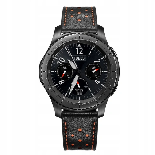 Buy Tech-Protect Leather Samsung Gear S3 Black - THP021BLK - {ean13} - Home Screen Store Europe
