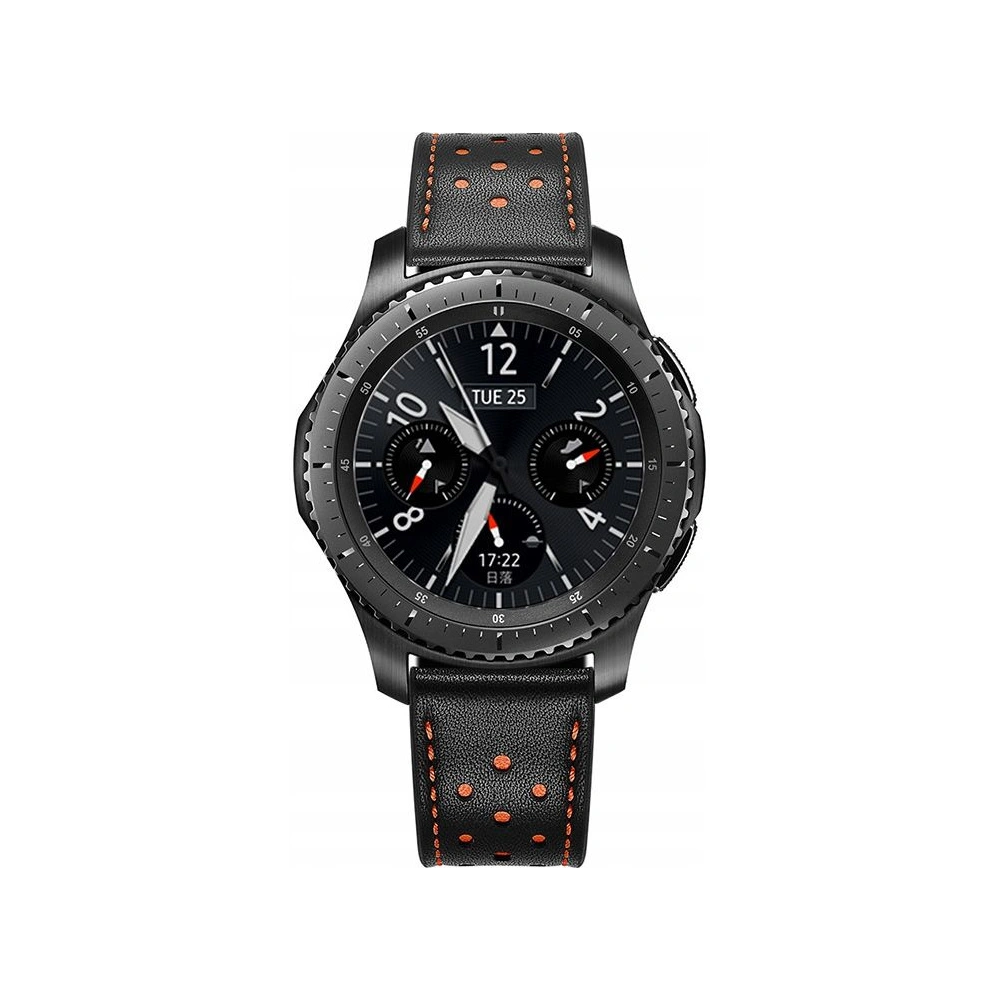 Pasek Tech-Protect Leather Samsung Gear S3 Black