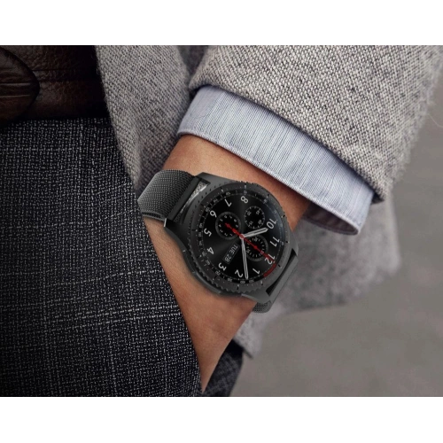 Kup Náramek Tech-Protect Milaneseband Samsung Galaxy Watch 42mm Černý - THP024BLK - {ean13} - Sklep Home Screen