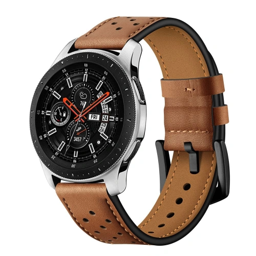 Buy Tech-Protect Leather Samsung Galaxy Watch 46mm Brown - THP026BR - {ean13} - Home Screen Store Europe