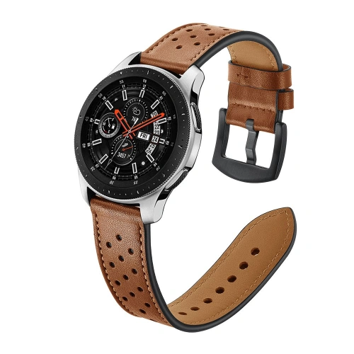 Buy Tech-Protect Leather Samsung Galaxy Watch 46mm Brown - THP026BR - {ean13} - Home Screen Store Europe