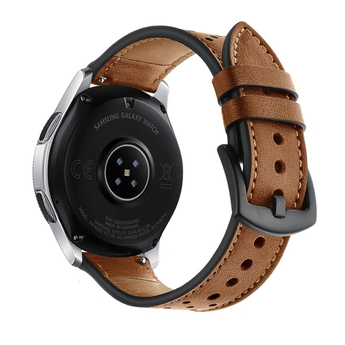 Buy Tech-Protect Leather Samsung Galaxy Watch 46mm Brown - THP026BR - {ean13} - Home Screen Store Europe