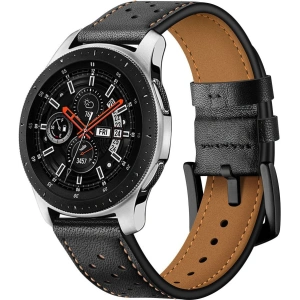 Kup Pasek Tech-Protect din piele Samsung Galaxy Watch 46mm negru - THP027BLK - {ean13} - Sklep Home Screen