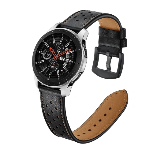 Kup Pasek Tech-Protect bőr Samsung Galaxy Watch 46mm fekete - THP027BLK - {ean13} - Sklep Home Screen