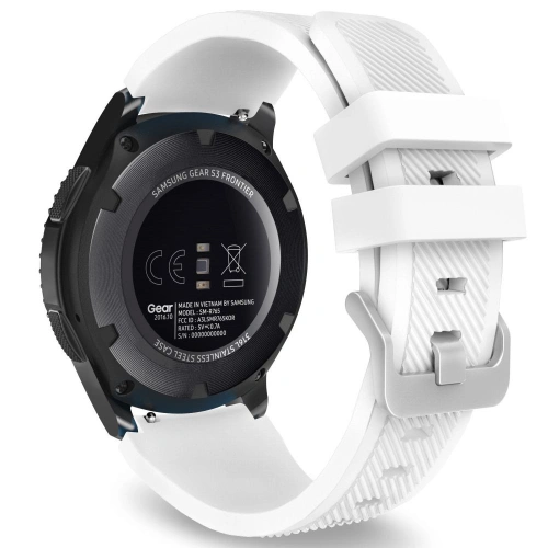 Kup Pasek Tech-Protect Smoothband Samsung Galaxy Watch 46mm bílý - THP031WHT - {ean13} - Sklep Home Screen