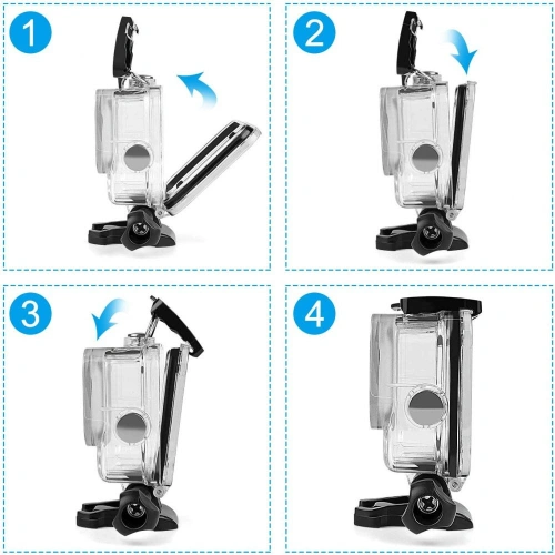 Buy Tech-Protect Waterproof Case GoPro Hero 8 Clear - THP077CL - {ean13} - Home Screen Store Europe