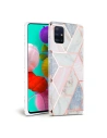 Etui Tech-Protect Marble Samsung Galaxy A51 Růžová