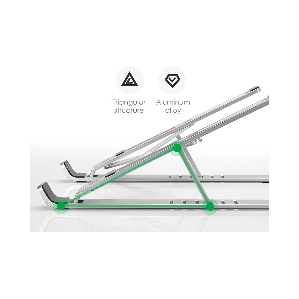 Podstawka do laptopa Tech-Protect Alustand Universal Laptop Stand Silver