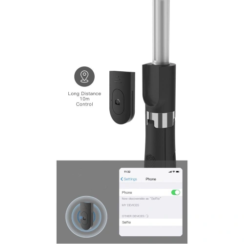 Kup Selfie bot Tech-Protect L01s Vezeték nélküli Selfie Bot Tripod Fekete - THP152BLK - {ean13} - Sklep Home Screen